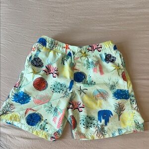 Cat & Jack Kids Swim Trunks - Multicolor Ocean Print
